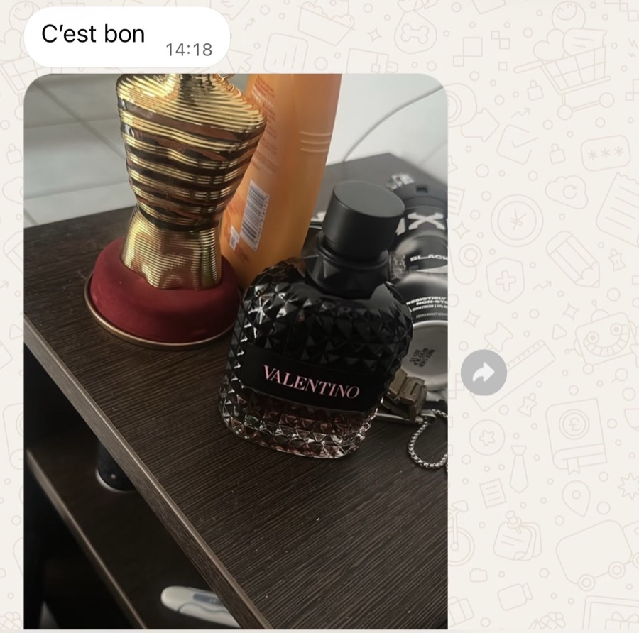 Message ou colis d'un client